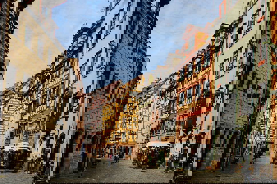 Row of buildings in Nuremberg
