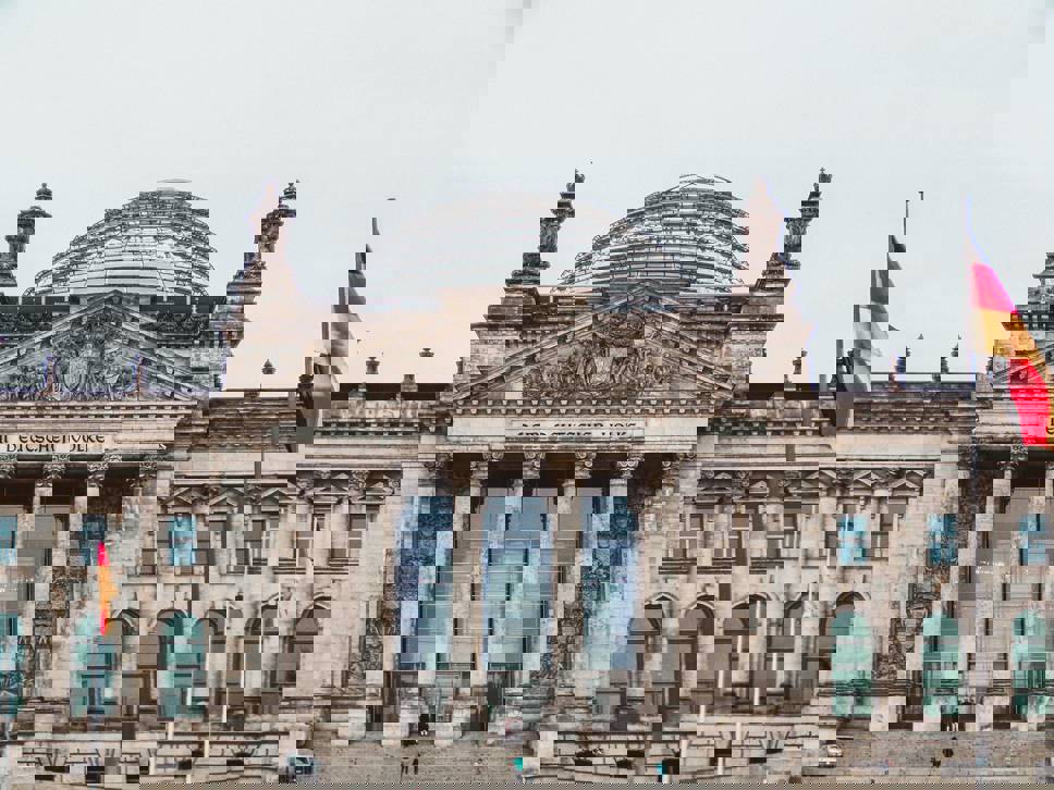 Reichstag building in Berlin
