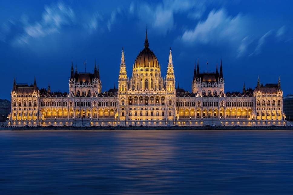 Parliament building in Budapest